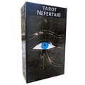 Κάρτες Tarot Nefertari σε μαύρο κουτί με το μάτι του Ώρου σε λευκό φόντο - A48 Κάρτες Ταρώ Nefertari