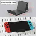 Matte black game controller stand for pegboard with 5.9cm wide support base - Game Controller Stand - Black