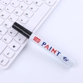 Rotulador de pintura blanca a base de aceite con punta de 2,8 mm para neumáticos - Negro
