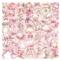 50 pieces of pink vintage watercolor PET stickers for phone cases and DIY decor - Pink Fairy Tale-51pcs