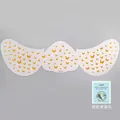 Face and body tattoo stickers with yellow butterfly patterns and cleansing wipe - Butterfly Style (K92013)