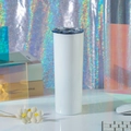 Gobelet à sublimation blanc de 20oz en acier inoxydable avec couvercle transparent - 20oz / Sublimation Blanc