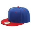 M (56-58cm) Blue Top Red Brim