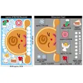 Gingerbread man and angel Christmas window decals set, 20x30cm size specifications - BQ168 Christmas Candy Man