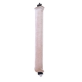Soft pink velvet heatless hair curler tool with secure black and silver hook fasteners - 1 Piece / Off-white