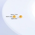 Gold plated 4mm gear spacer bead for jewelry making with precise 1.2mm inner hole - Gear Abacus Bead 4mm (1pc)