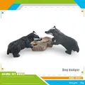 Modello in miniatura di tasso realistico da 18g con dettagli di pelliccia striata - Tasso (18g)