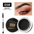 Kit gel fixateur sourcils en 05 Noir avec pinceau double embout pour un effet naturel - No.5 Noir