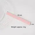 Pink PVC wafer stick prop 10cm long with spiral texture for food photography - Pink Chocolate Stick