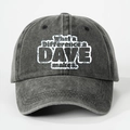 Detail of washed grey baseball cap featuring vintage printed text and cotton texture - Black
