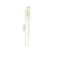 Portable double-ended nasal hair trimmer in cream color measuring 8.5cm by 1cm - 1PC (Bulk)