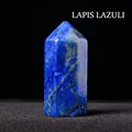 Deep blue lapis lazuli hexagonal crystal point with natural gold and white patterns - Lapis Lazuli 3.5 X 1.5 Cm / Single Point 3.5*1.5cm