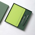 A5 Notebook + Pen + Refill Gift Set Green