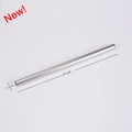 Reusable 21cm long polished 304 stainless steel straw with 1.2cm diameter for boba tea - Flat Straight Straw / 1.2*21cm