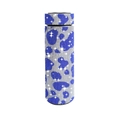 500ml Thermoskanne mit blauen Strasssteinen und LED-Temperaturanzeige im Leopard-Stil - Kuhmuster Dunkelblau