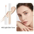 SVMY liquid concealer in shade 02 fair skin tone with applicator brush and texture swatch - 02# Light Skin