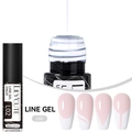 Gel de Línea para Uñas LILY'CUTE 5ml L02 para nail art profesional y dibujo de precisión - L02 Blanco