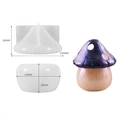 Molde de silicona para caja de hongos con tapa brillante y base con rayas finas - Caja de almacenamiento de setas #1