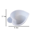 Vaso mezclador de silicona con forma de corazón para resina DIY 5,5x2,1cm - Taza mezcladora de pegamento en forma de corazón