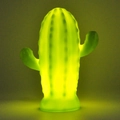 Luce notturna a LED a forma di cactus verde in vinile con calda luce gialla - Cactus Verde
