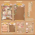 Vintage 3D scrapbooking stickers with PVC overlays and retro palace theme backdrop - Jewel Box (Vintage Curios)