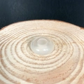 Halbtransparente weiße Achatperle 5x10mm für DIY Schmuckherstellung - Achat