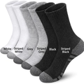 Chaussettes de sport mi-mollet en coton blanc, gris et noir avec talons renforcés - Taille Unique 39-47 / Choix Personnalisé