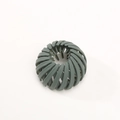 Dark green matte bird nest hair clip expander for bun and ponytail styling - Matte Army Green
