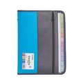 Cartella a soffietto A4 blu con 13 tasche e linguette colorate per materie - Blu - Stile Ufficio