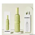 Automatic folding umbrella in matcha green with storage box and matching sleeve - 10 Bone Automatic Black Glue Matcha Green