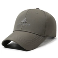 Dark grey-green baseball cap with 3D embroidery NEAR & DEAR in premium twill cotton - Adjustable / Army Green