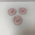 Mini cappelli da cowboy rosa glitterati per decorazioni di feste e accessori - Rosa Chiaro Glitter