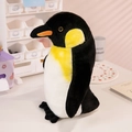 Peluche realistico di pinguino imperatore sulla scrivania per la casa e bambini - 17cm