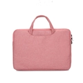 Pink waterproof laptop sleeve with durable handles and secure black zipper closure - 11/12 Inch / Pink