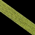 Brins de perles carrées en cristal translucide vert clair de 2,5 mm pour bijoux DIY - Péridot