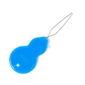 Blauer nadel einfädler in kürbisform mit stahldrahtschlaufe für DIY schmuck - Zubehör 5 (Einfädler)
