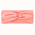 Elastisches Yoga-Sport-Stirnband in Korallenrosa mit Knotendesign für Damen - Wassermelonenrot