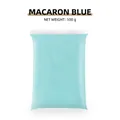 Macaron blue air dry clay in a 100g sealed bag for DIY kids educational crafts - Teal