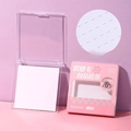 LMLTOP fishtail self-adhesive false eyelashes 4mm short length in 128 clusters pack - Jelly Glue 4MM Short (128 Clusters) SY029-A