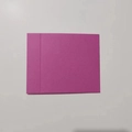Pink PE film jewelry suspension display box with paper sleeve for earrings and necklaces - 9x9x2cm / Rose Red Cardboard Sleeve
