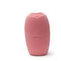 Pink rose-shaped silicone ice face roller for facial cooling and skin massage - Rose Style-Pink