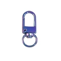 Rainbow plated swivel lobster clasp alloy spring ring connector for DIY keychains - UV Taro Purple