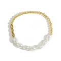 Perles Rondes Dorées Perle Artificielle Irrégulière Style (AI7189-4)