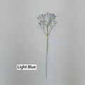 Artificial light blue gypsophila branch for wedding floral arrangements and home decor - Light Blue