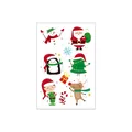 Waterproof Christmas gingerbread tattoo sticker for kids party, model WY-099 - WY-099 Cartoon Set