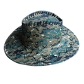 Cappello da cowboy western mimetico digitale con tesa larga e occhielli - Camouflage Digitale Verde Militare