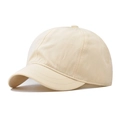 Detailaufnahme der beigen Schnelltrocknungskappe mit Wabenstruktur und feinen Nähten - Baumstamm Beige