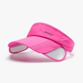 Visiera parasole sportiva rosa con schermi laterali retrattili e scritta SPORT - Regolabile / Rosso Rosa(25H228)