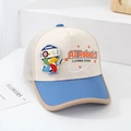Dettaglio della toppa robot AI e della rete traspirante su un berretto da baseball bimbo - 52cm (2-5 Anni) / Bianco Sporco
