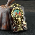 Ebony Medicine Buddha Nepal Single Pendant